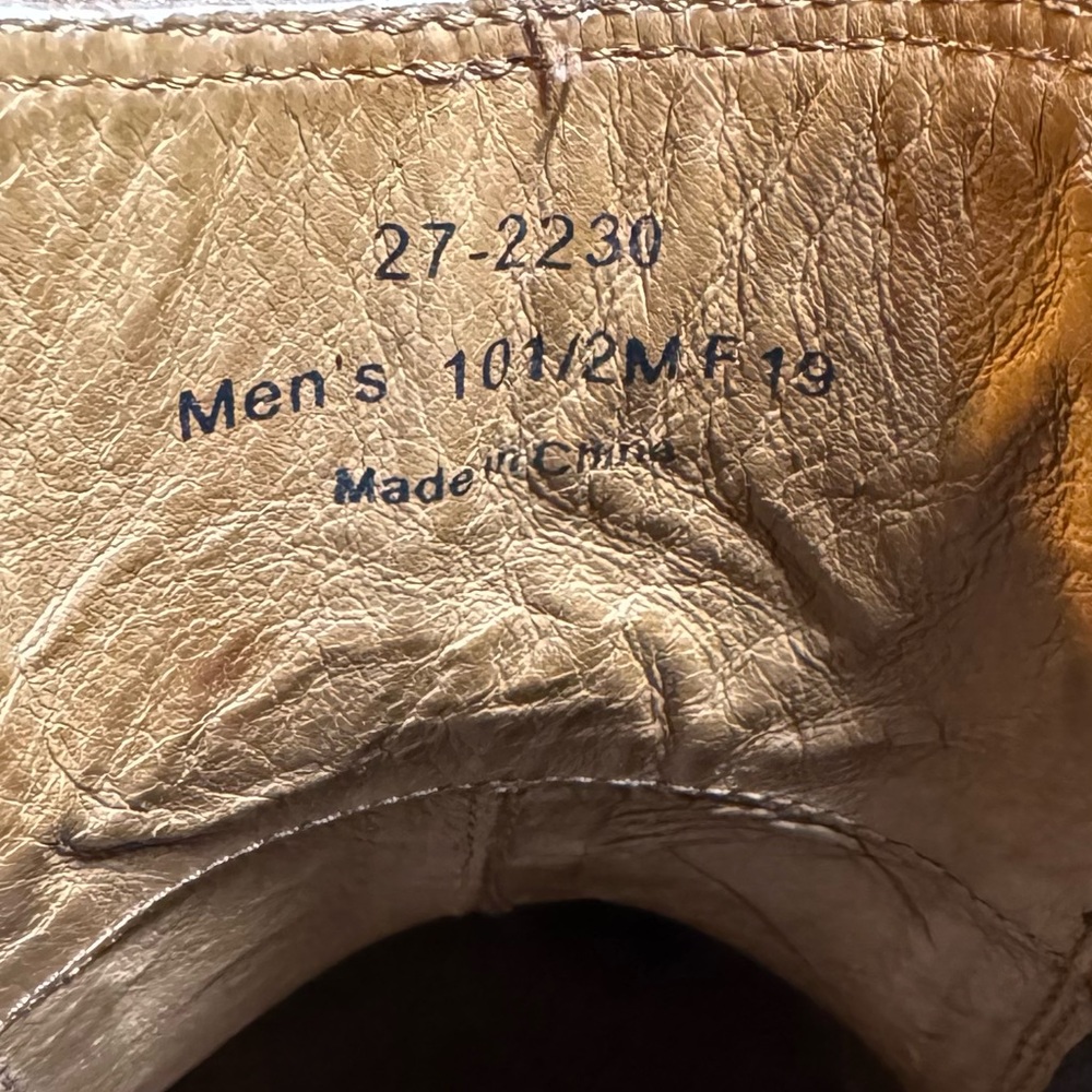 Johnston & Murphy 1950 Pearce Wingtip Chelsea Boot Size 10.5 - Picture 7 of 11